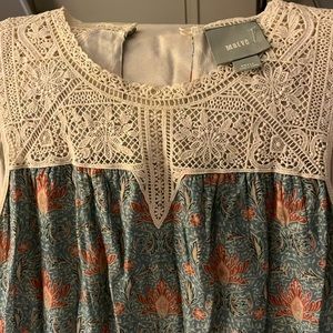 Maeve paisley sleeveless blouse